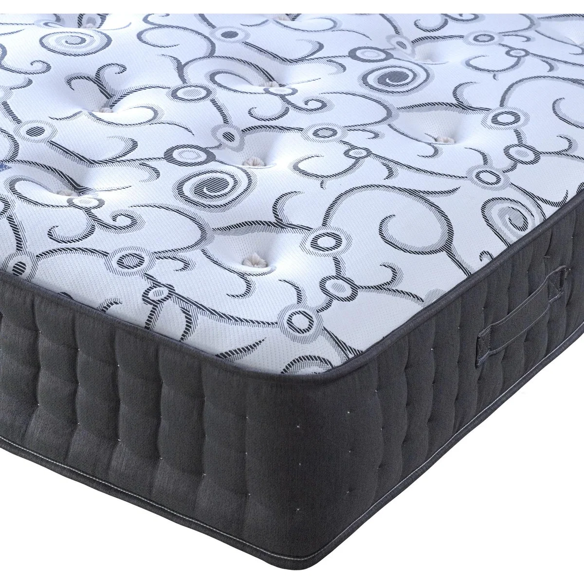 Affinity Pocket Sprung Memory Foam Mattress - Black / Small Double