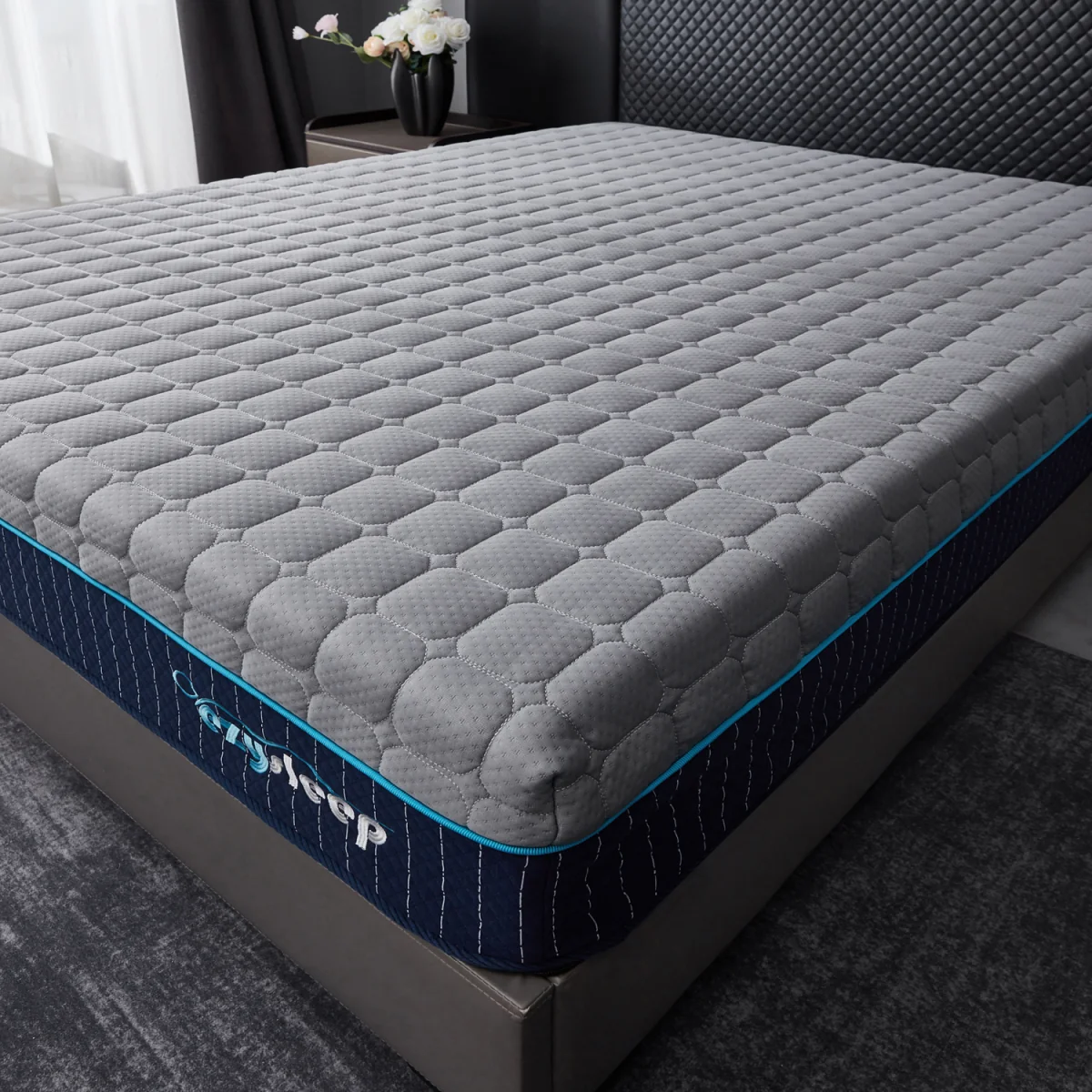Halo 24cm Memory foam mattress - Grey / King