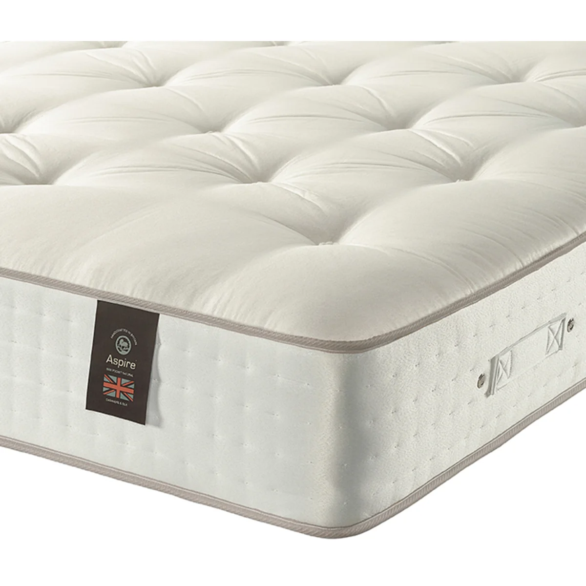 Prestige 7000 Pocket Cashmere Wool Dual Sided Mattress Medium Firm - White / King – image 4
