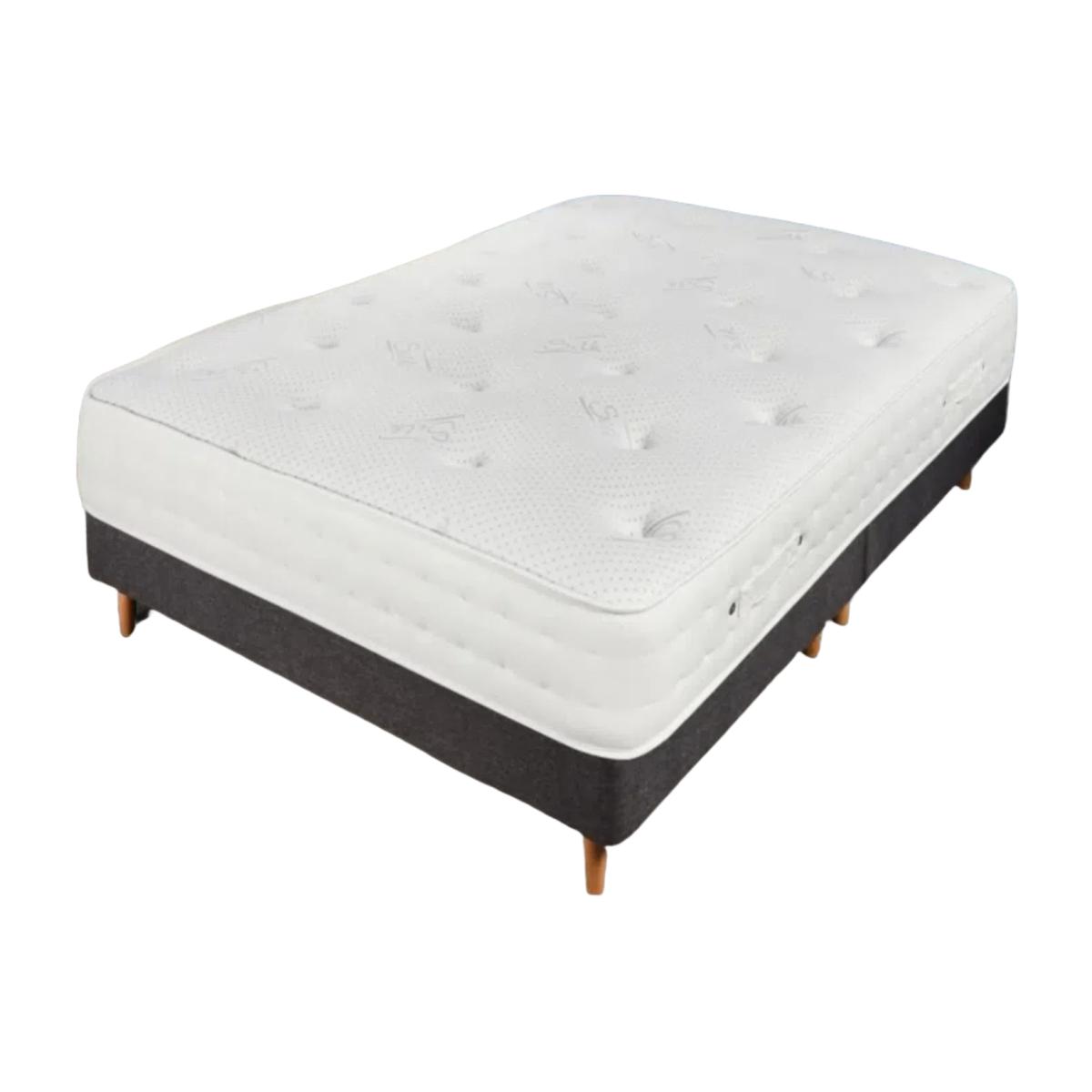 Smooth Silk Medium Firm Support Pocket 1000 Mattress - WHITE / Single