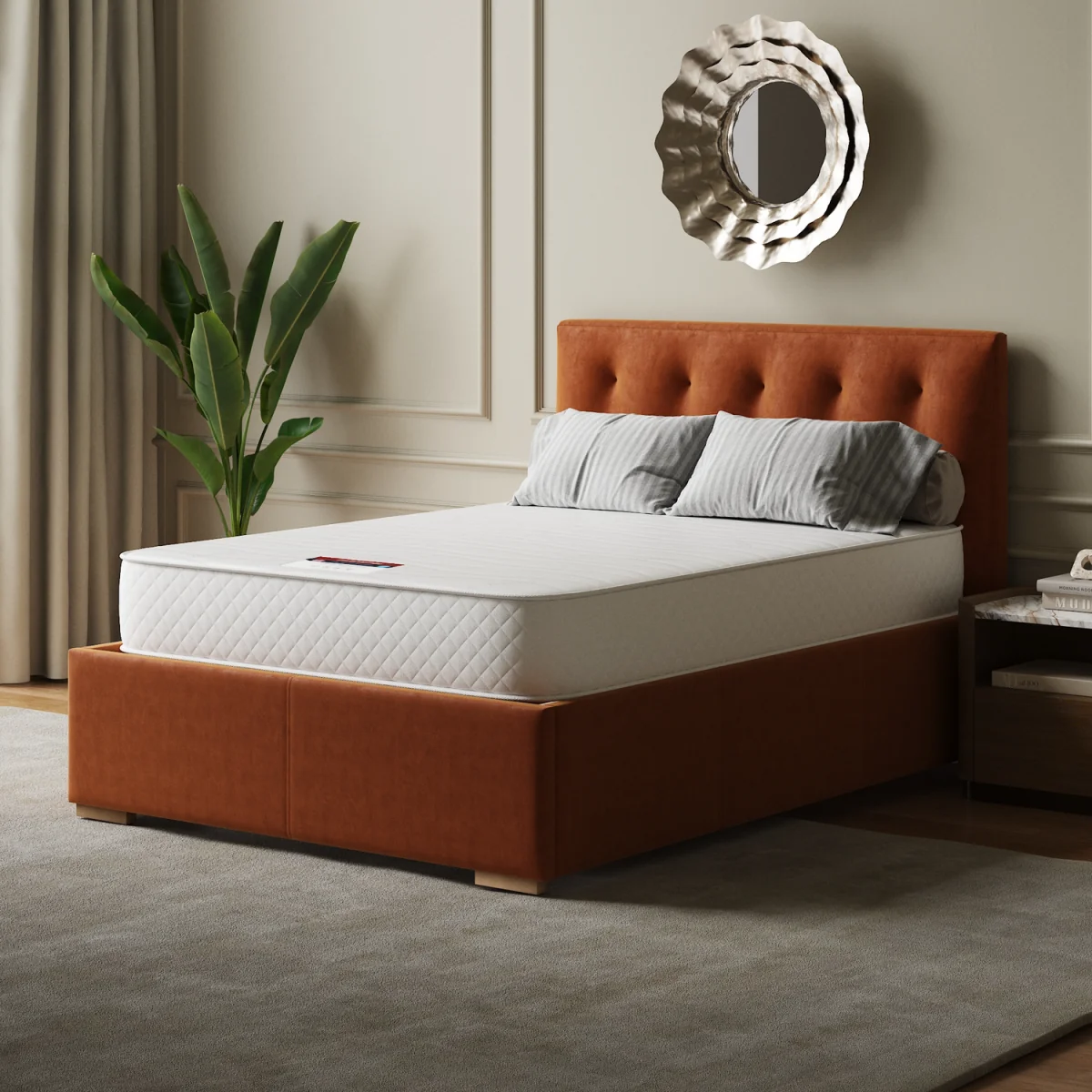 Visco Therapy Cooling Pocket Sprung Mattress 2000 | Breathable Comfort | UK Made - White / Single – image 1