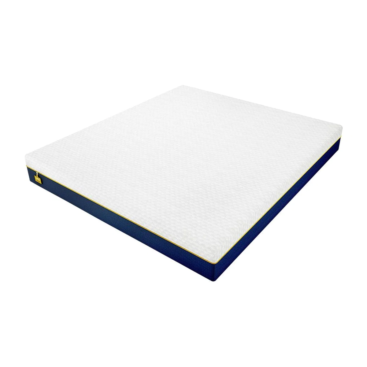Luna Memory 2500 Pocket Hybrid Mattress - White, Yellow, Blue / Single