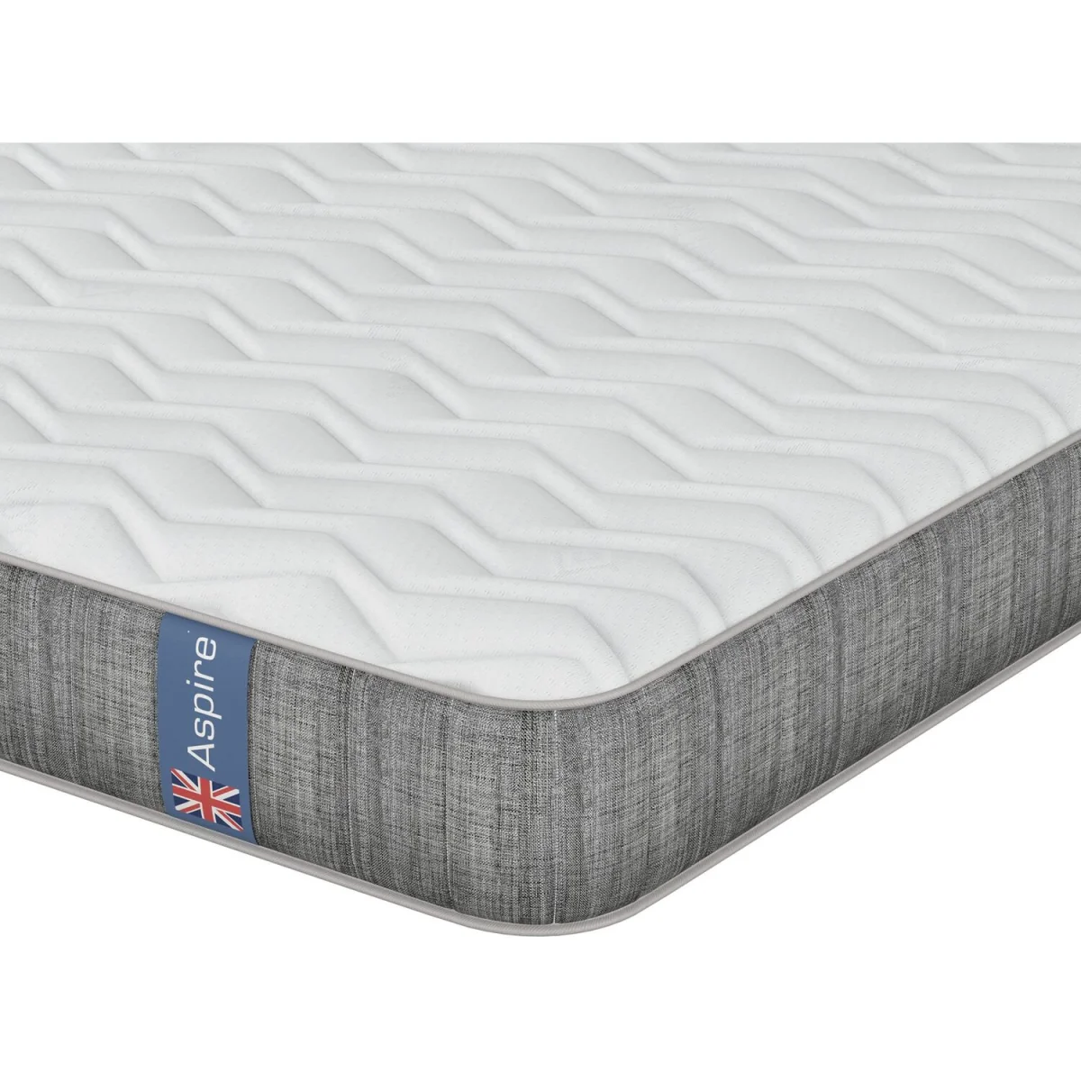SleepCraft Pocket Hybrid Mattress, Medium Comfort Pocket Spring Mattress, Memory Foam, 23cm Depth - White / King – image 4