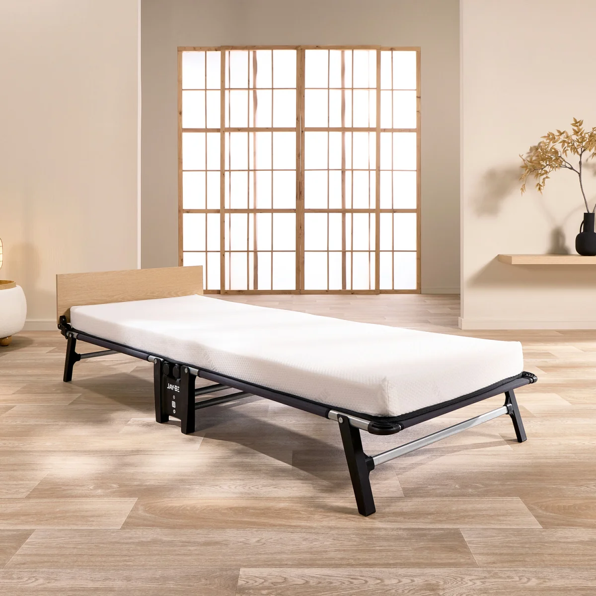 Jay-Be QM80 Quick Folding Bed with Memory Mattress, Single - Black – image 4
