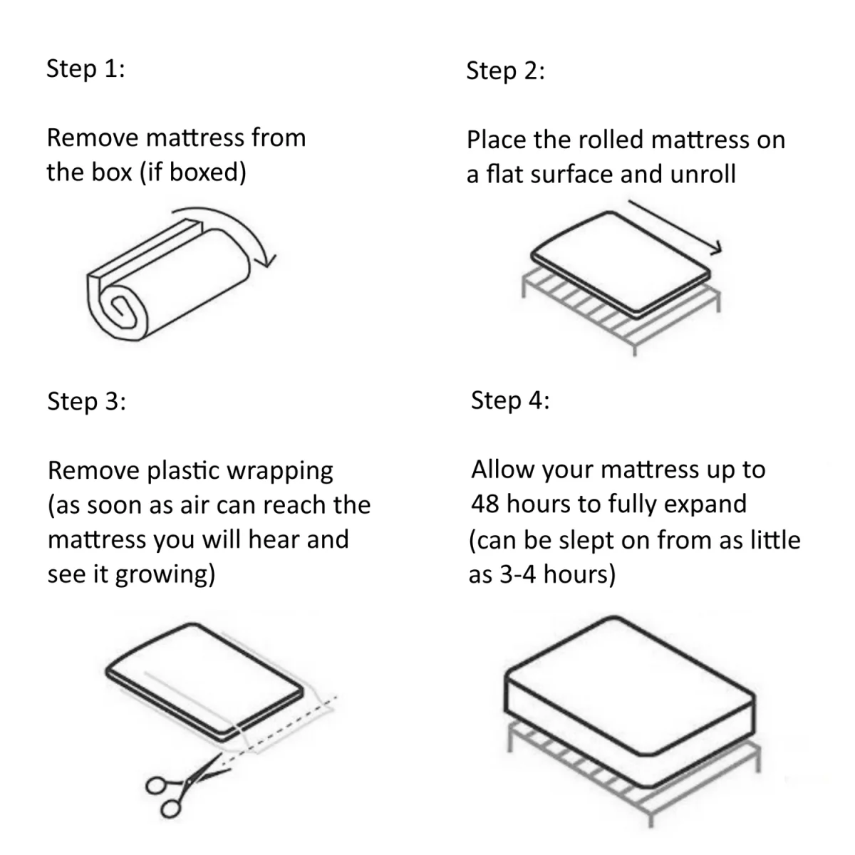 4FT Small Double Mattress Bonnell Open Coil Spring 17cm Thick – image 5
