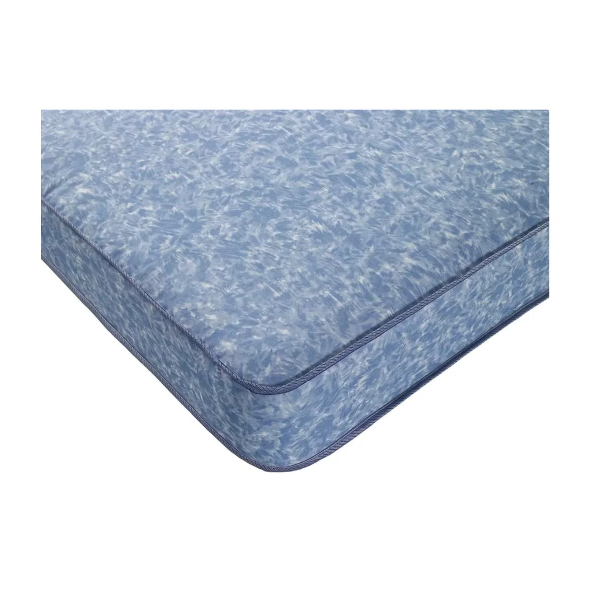 Superior Dual Sided 8 Inch Deep, Blue Breathable Waterproof Spring Mattress - Blue / Single