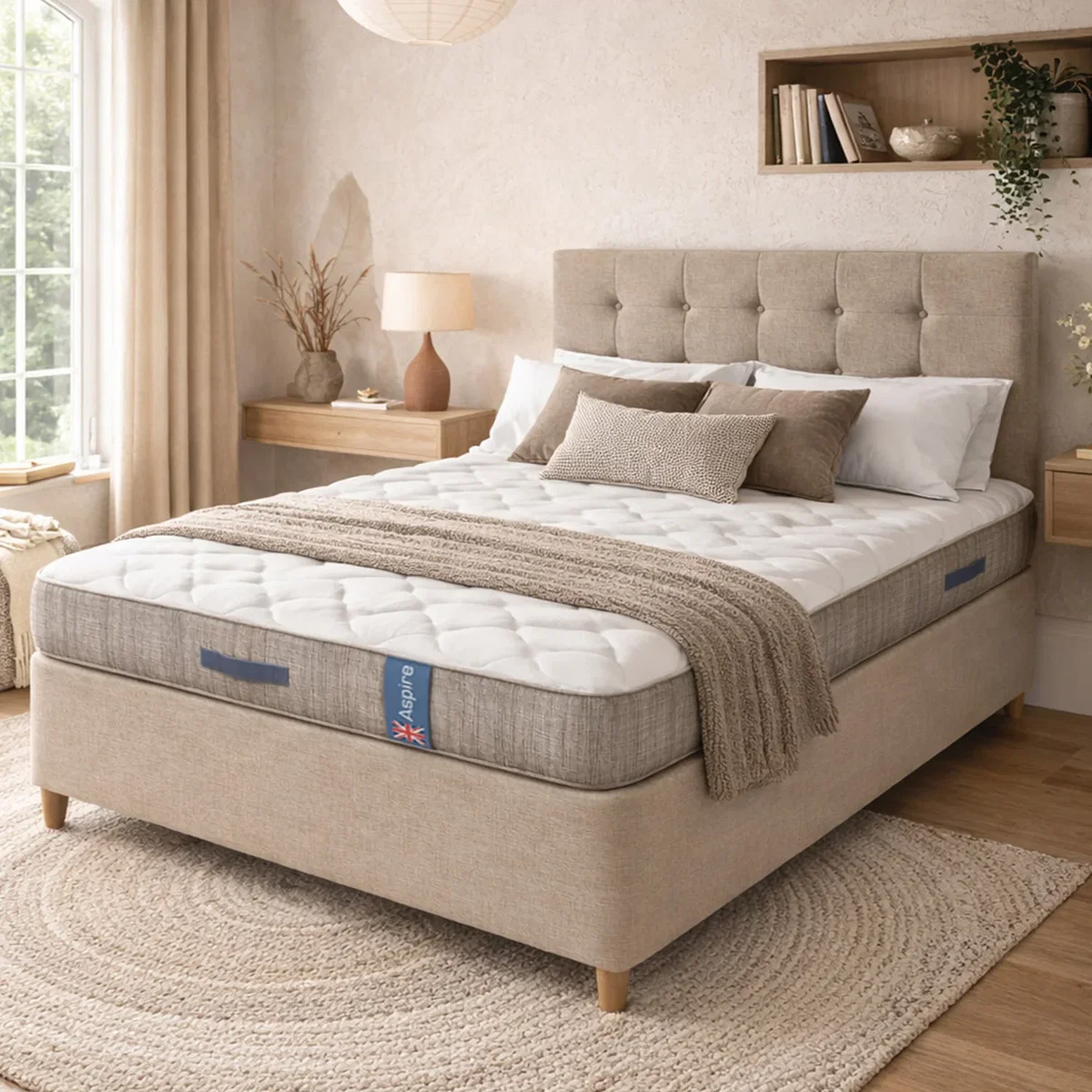 PureRest Pocket Hybrid Mattress Medium Comfort 23cm - White / King – image 2