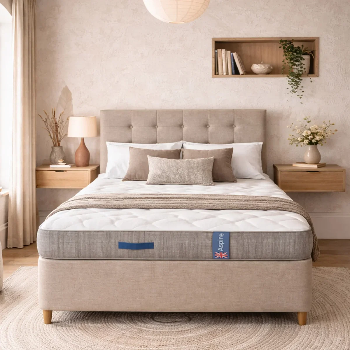 PureRest Pocket Hybrid Mattress Medium Comfort 23cm - White / King – image 1