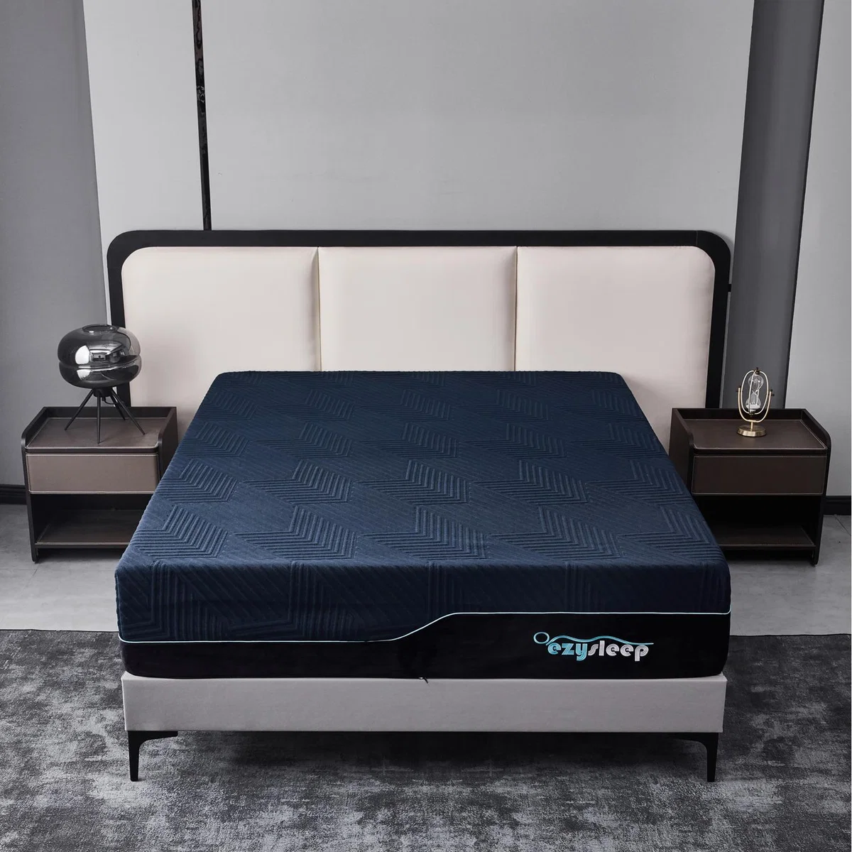30cm Memory Foam Mattress - Navy / Single