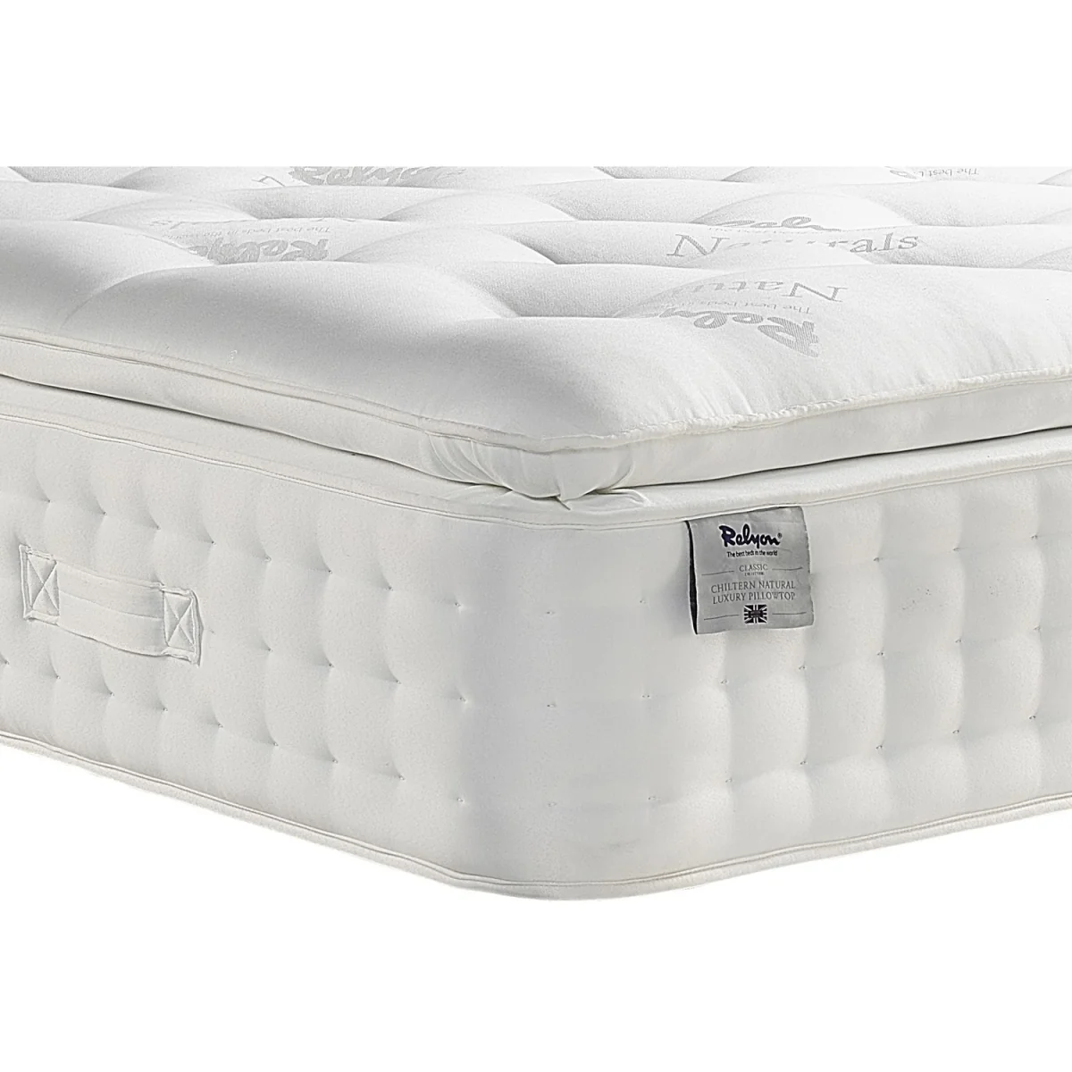 Relyon Chiltern Natural Luxury Pillowtop 2500 Mattress - Super King - White / Superking – image 2