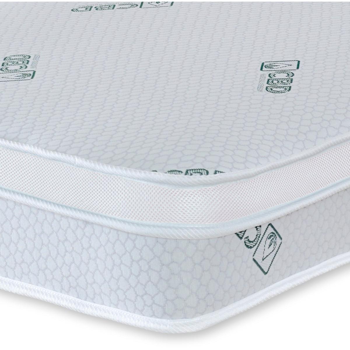 Calm and Relaxing CBD Oil Infused Value Comfortable Spring Mattress - White / Small Double