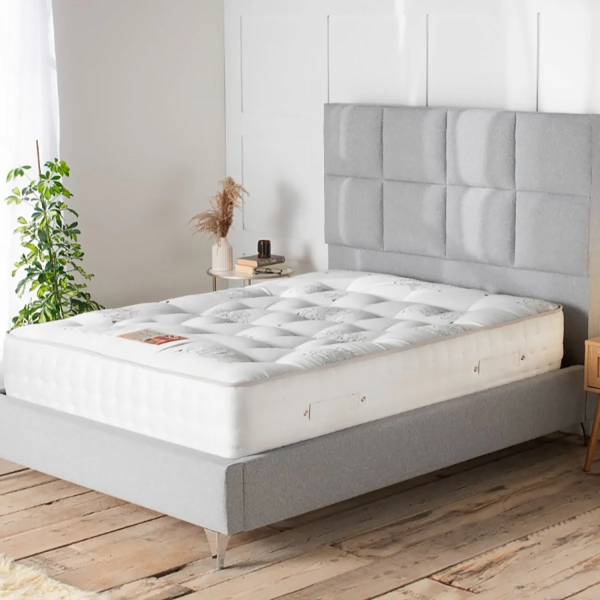 British Bed Company Grand Duke 2000 Firm Orthopaedic Mattress - White