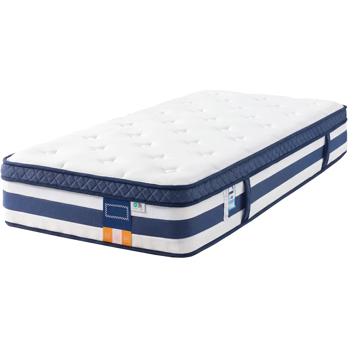 Pocket Sprung Mattress with Cooling Gel Memory Foam - Blue – image 3