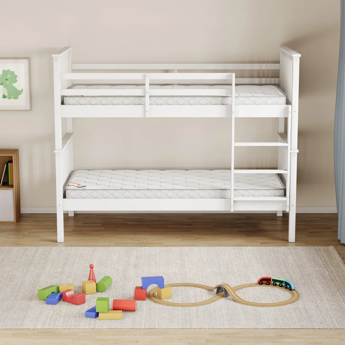 Bunk Bed Foam Mattress, Single - White / Double – image 2