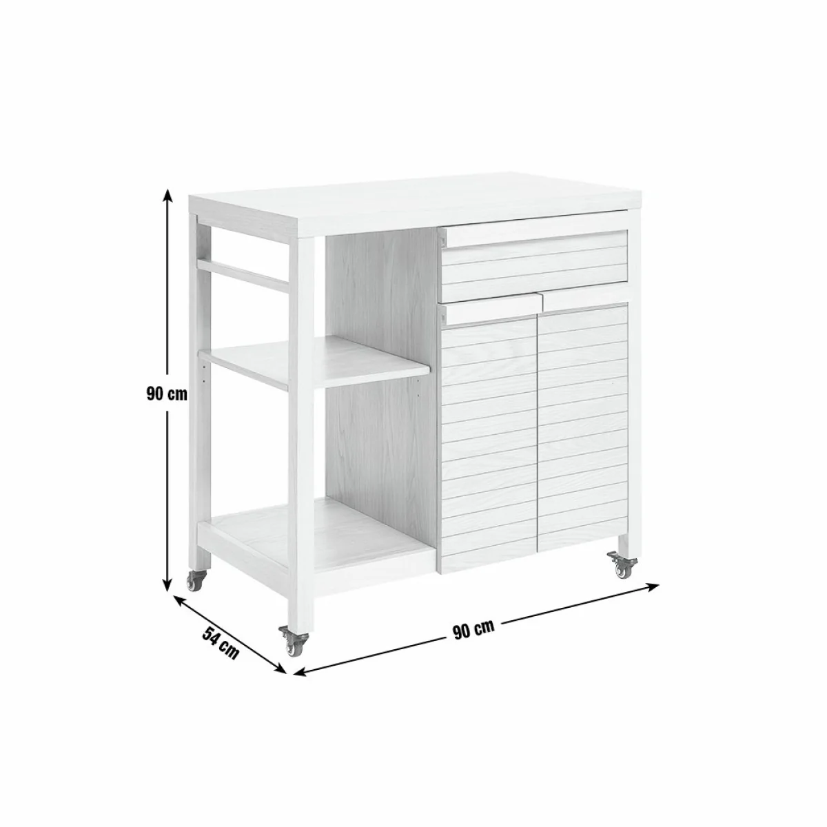 Habitat Leif Kitchen Trolley - Oak – image 10