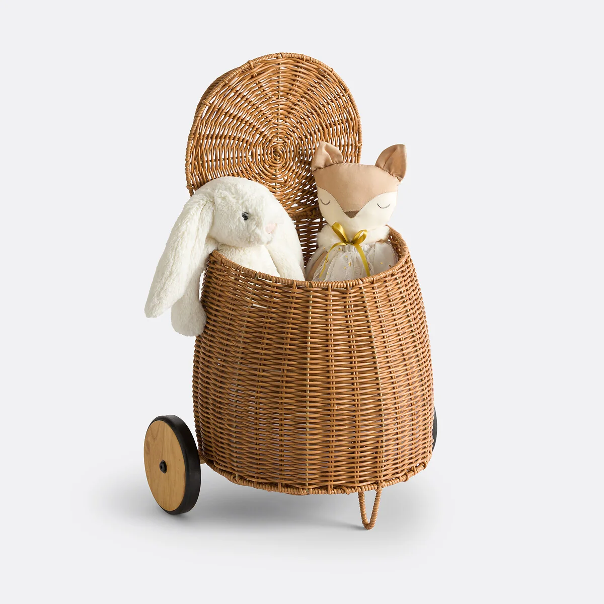 Naya Wicker-Effect Children's Wheeled Trolley – image 5