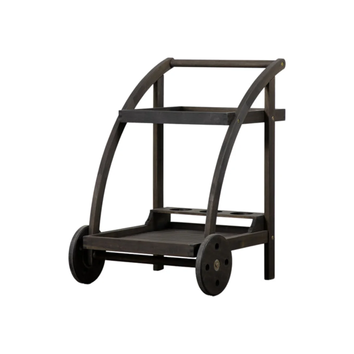 Gallery Outdoor Romilly Drinks Trolley Black