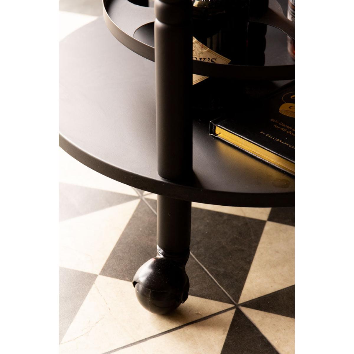 Black & Gold Disco Ball Drinks Trolley Cart – image 10