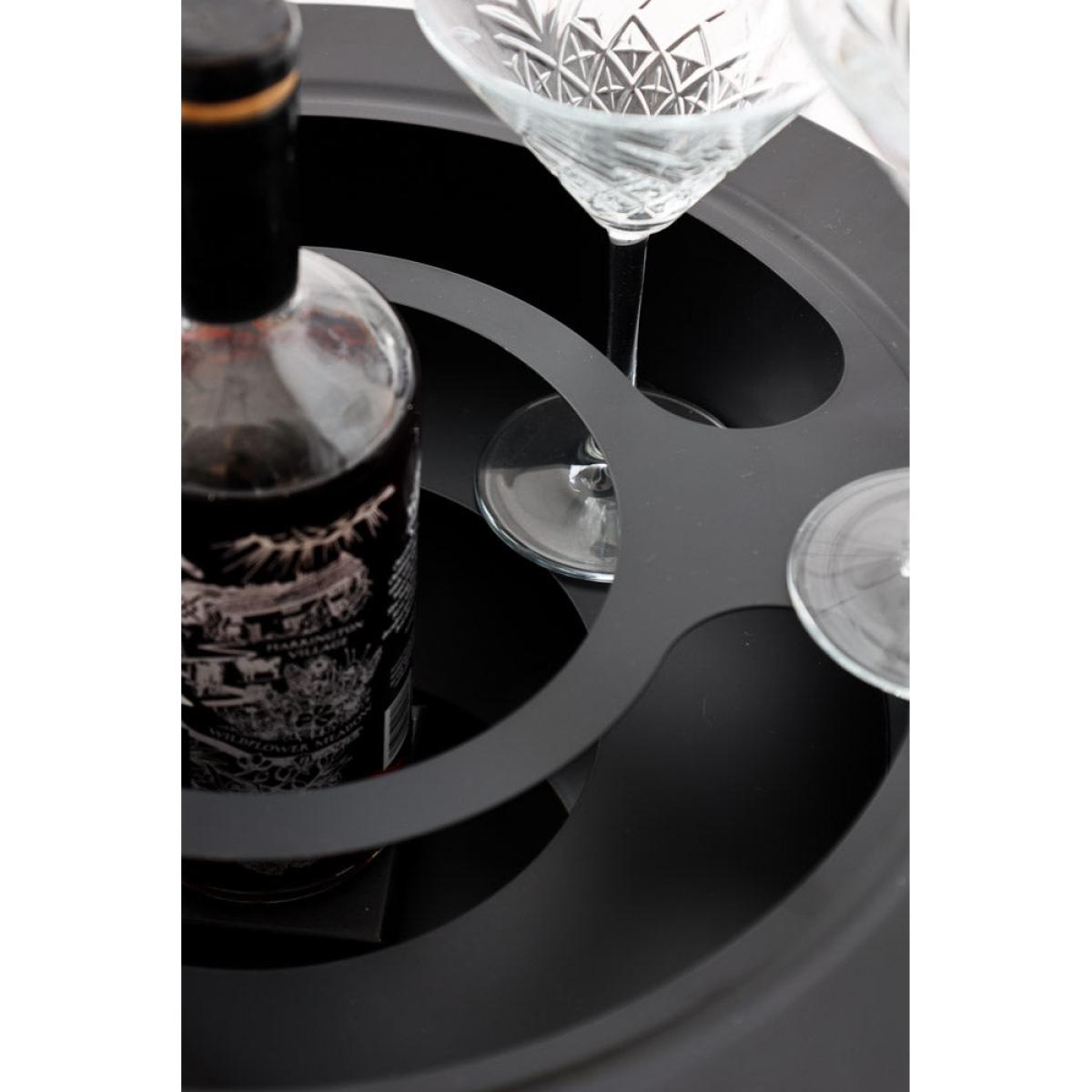 All-Black Disco Ball Drinks Trolley Cart – image 4
