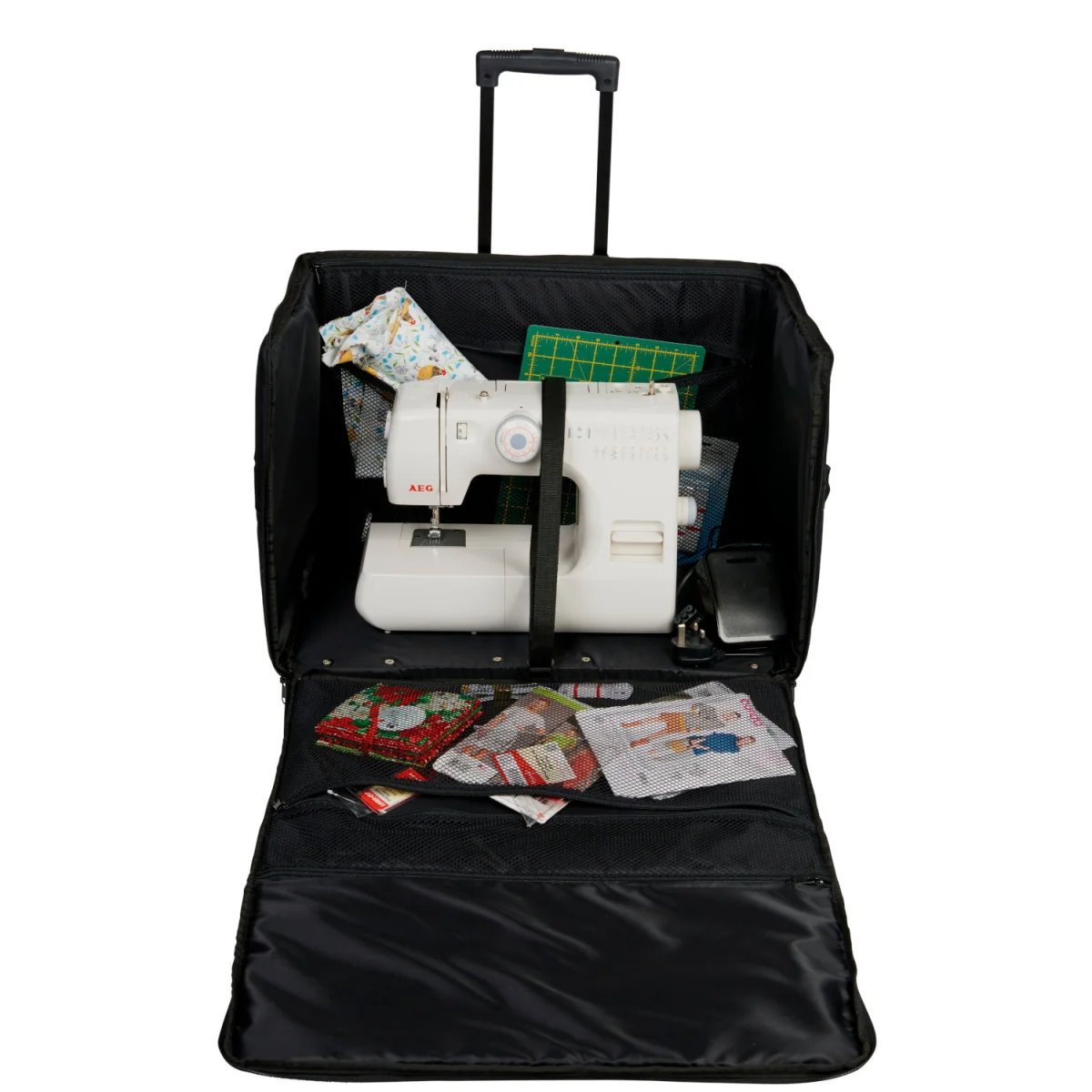 XL Sewing Machine Trolley Bag 60 x 42 x 30cm - Navy Stripe – image 4