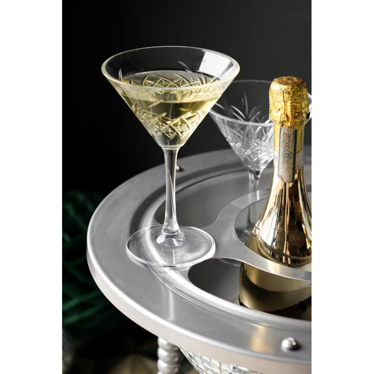 Silver Disco Ball Drinks Trolley Cart – image 3