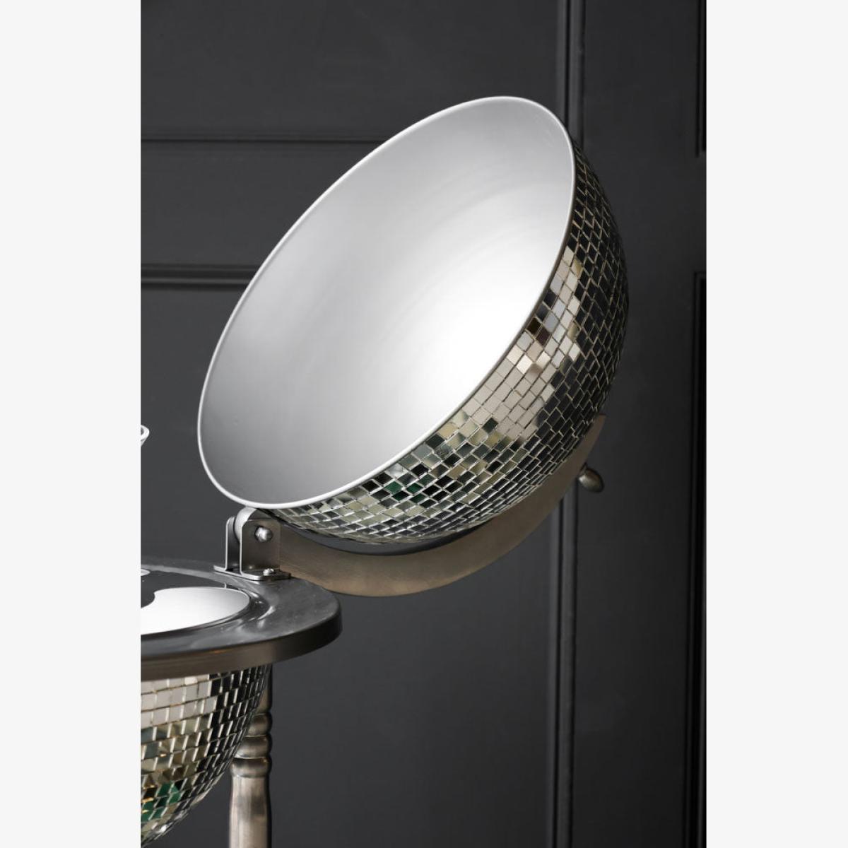 Silver Disco Ball Drinks Trolley Cart – image 1