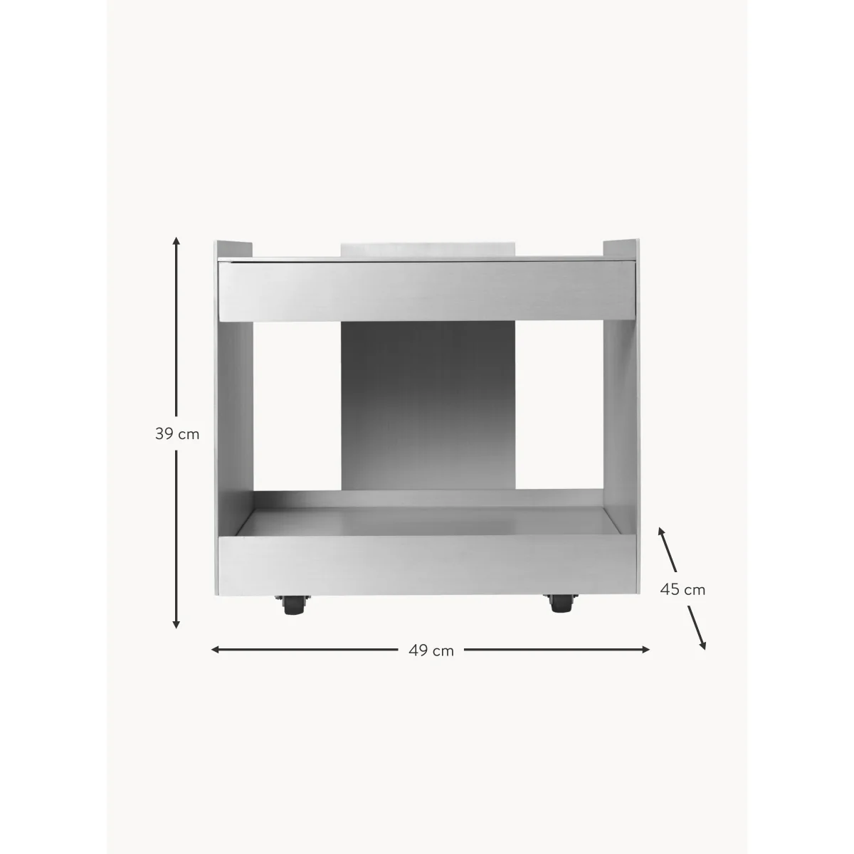 Aluminium Serving Trolley Lager – image 6