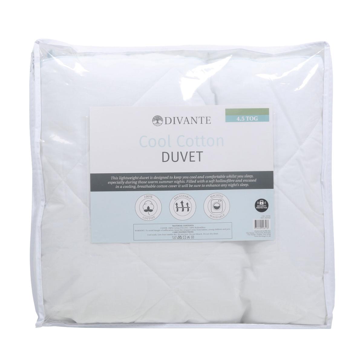 Divante Cotton Cool 4.5 Tog Duvet  - Super King size – image 2