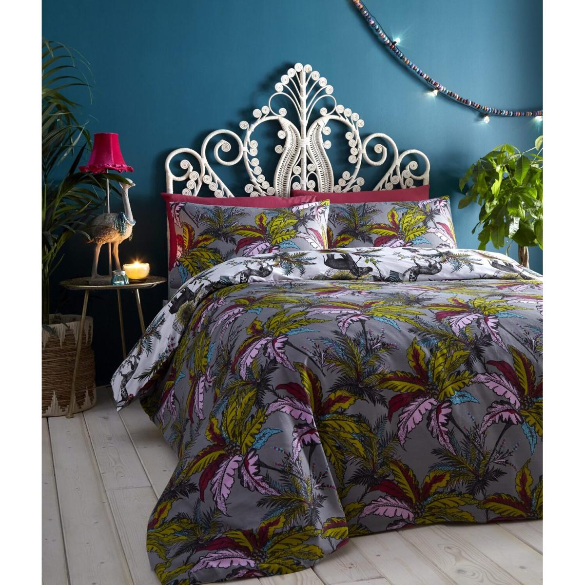 Safari Jumble Duvet Set - White / Superking – image 2