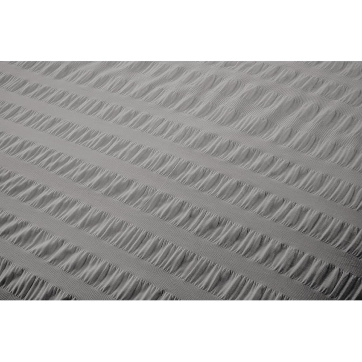 Seersucker Duvet Set - Black / Superking – image 12