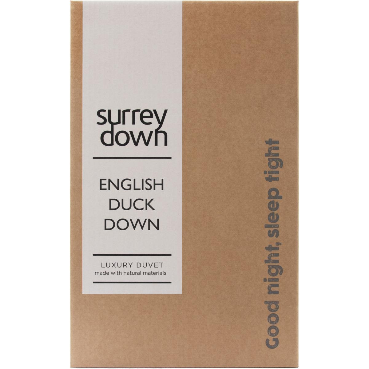 English Duck Down Duvet - White / 230cm / 4.5 / Super King size – image 5