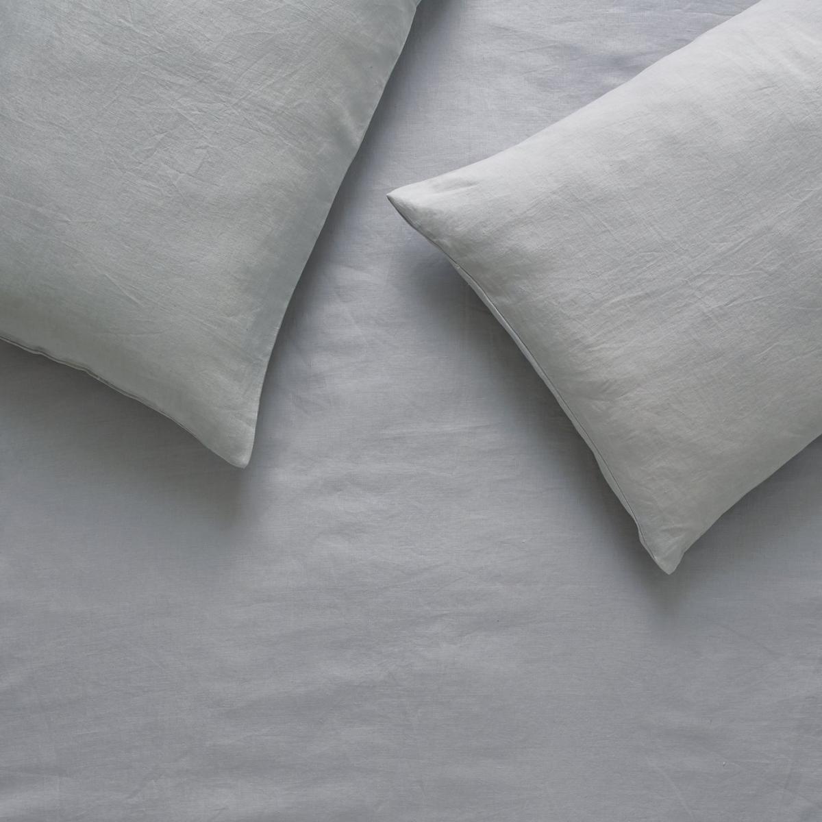 Habitat Linen Mist Grey Fitted Sheet - Kingsize