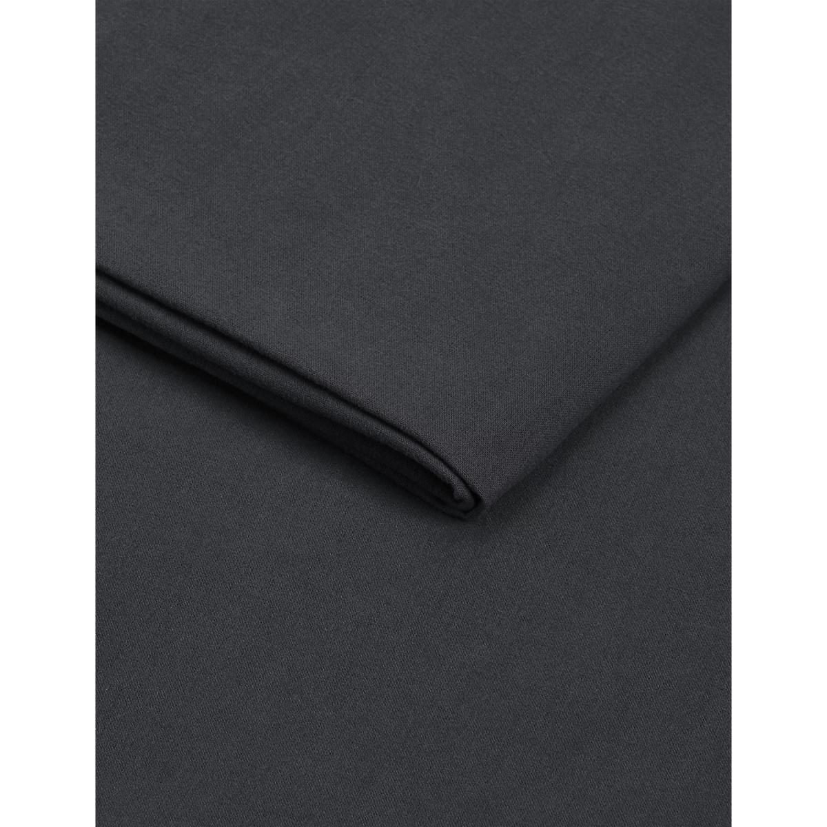 M&S Pure Brushed Cotton Deep Fitted Sheet - 5FT - Grey Marl, Grey Marl,Biscuit,Midnight Navy,Duck Egg,Blush,White,Charcoal,Sand,Silver Grey,Sage,Seafoam,Chambray – image 2