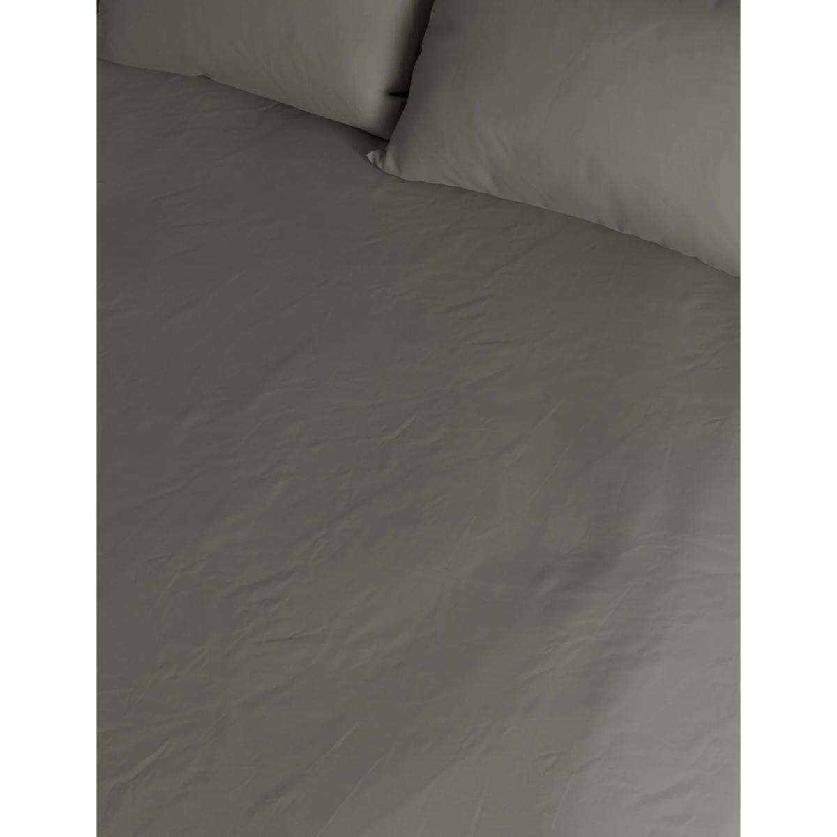 M&S Bamboo Extra Deep Fitted Sheet - 5FT - Cream, Cream,Mid Grey,White,Grey,Mid Blue,Mint,Stone – image 5