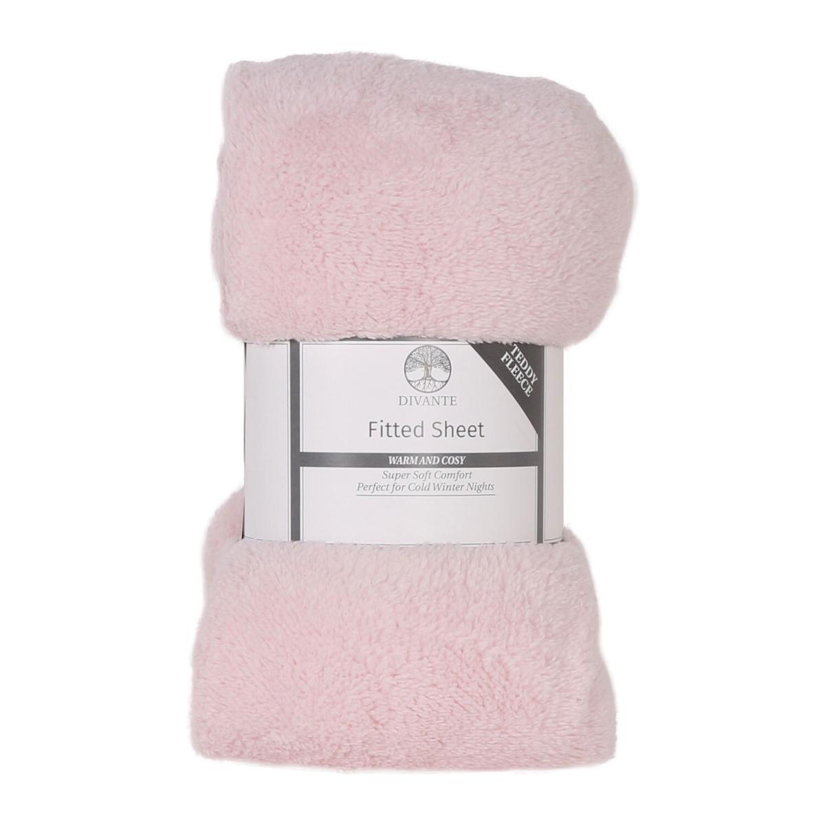 Teddy Fleece Fitted Sheet - Silver / King – image 3