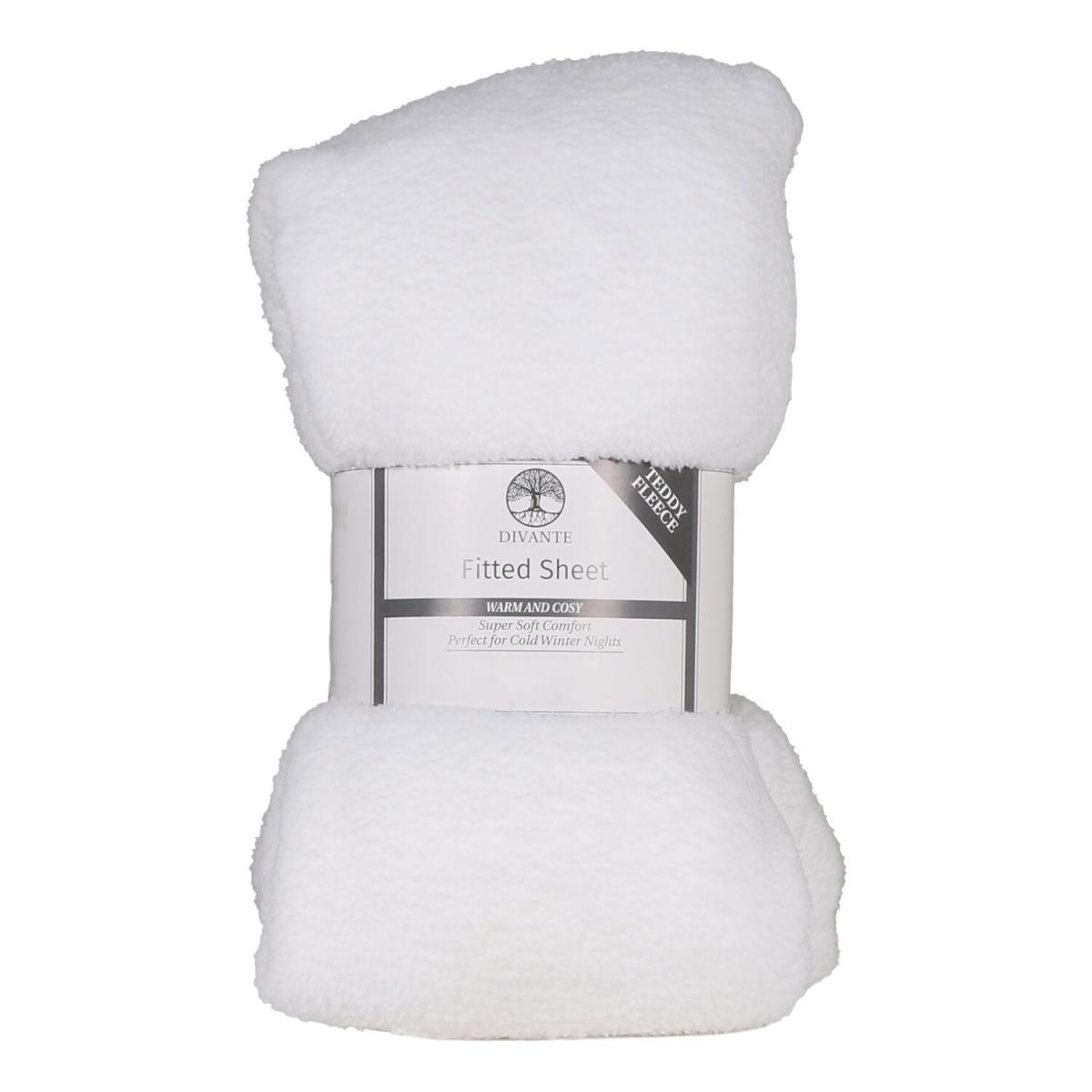 Teddy Fleece Fitted Sheet - Silver / King – image 4