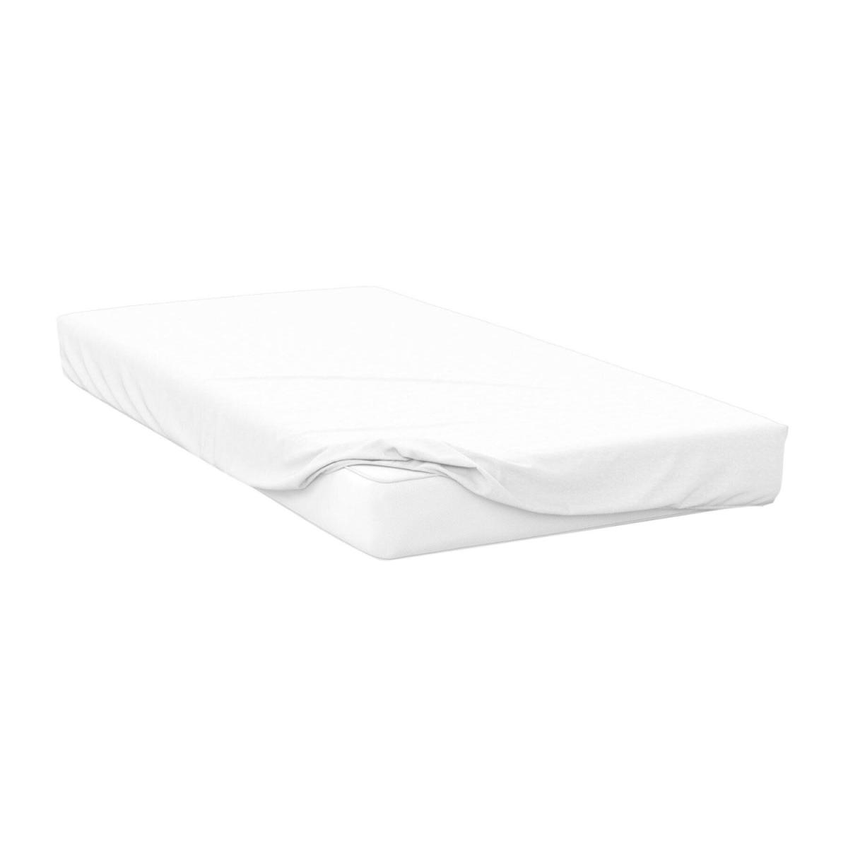 200 Thread Count Cotton Percale Deep Fitted Sheet - BM122 - White / King – image 2