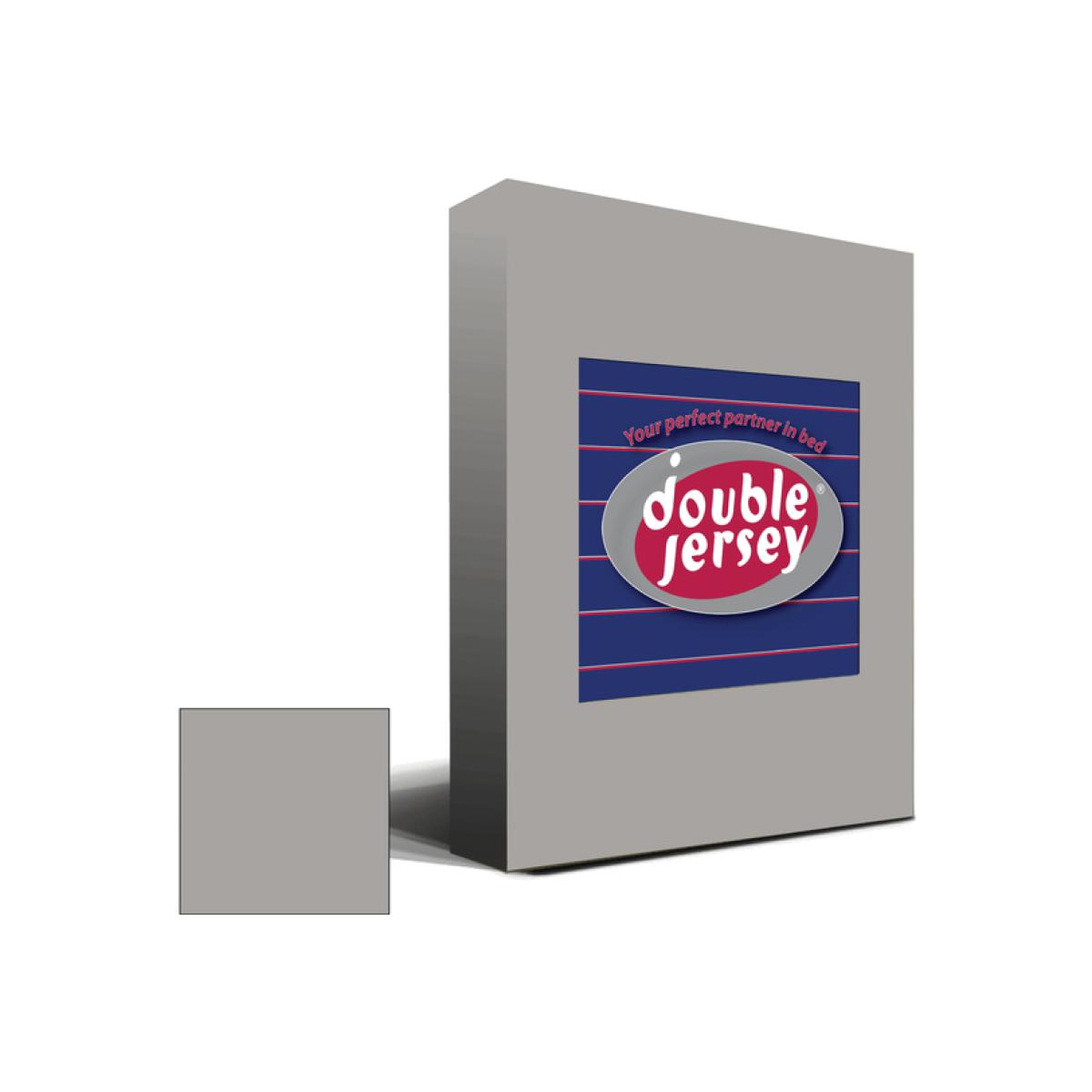 Double Jersey Fitted Bedsheet Silver Grey - Silver Grey / King