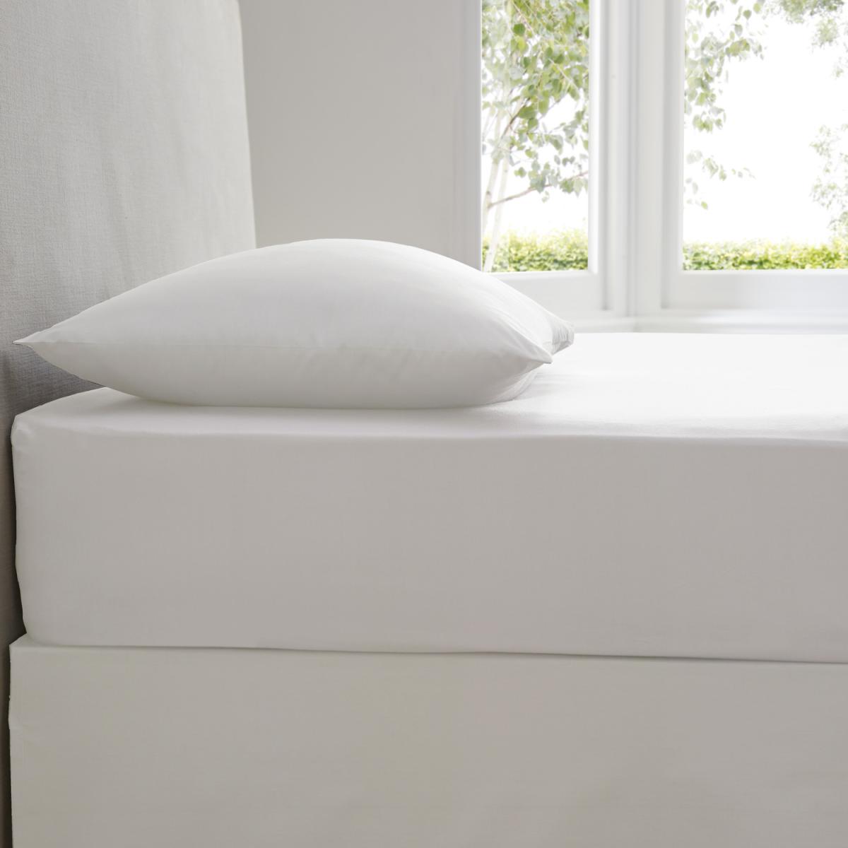 Plain Dyed Fitted Sheet - Blue / King – image 3