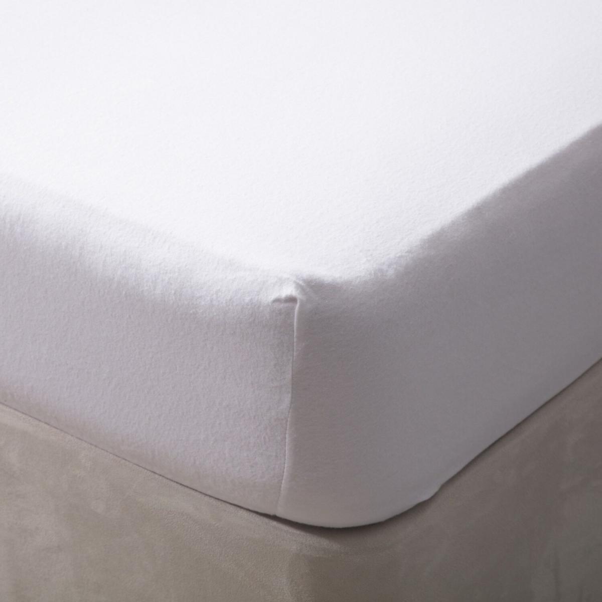 Brushed Cotton Fitted Sheet - BM303 - White / King – image 3