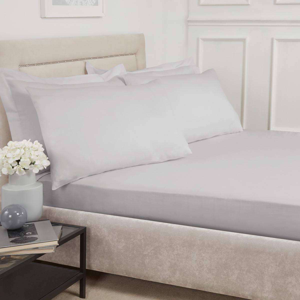 Polycotton Deep Fitted Sheet - Charcoal / King – image 3