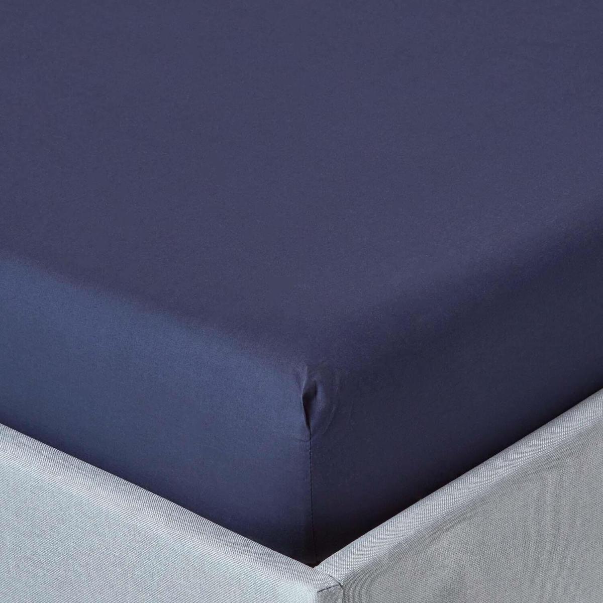 200 Thread Count Egyptian Cotton Fitted Sheet - Navy / King – image 1