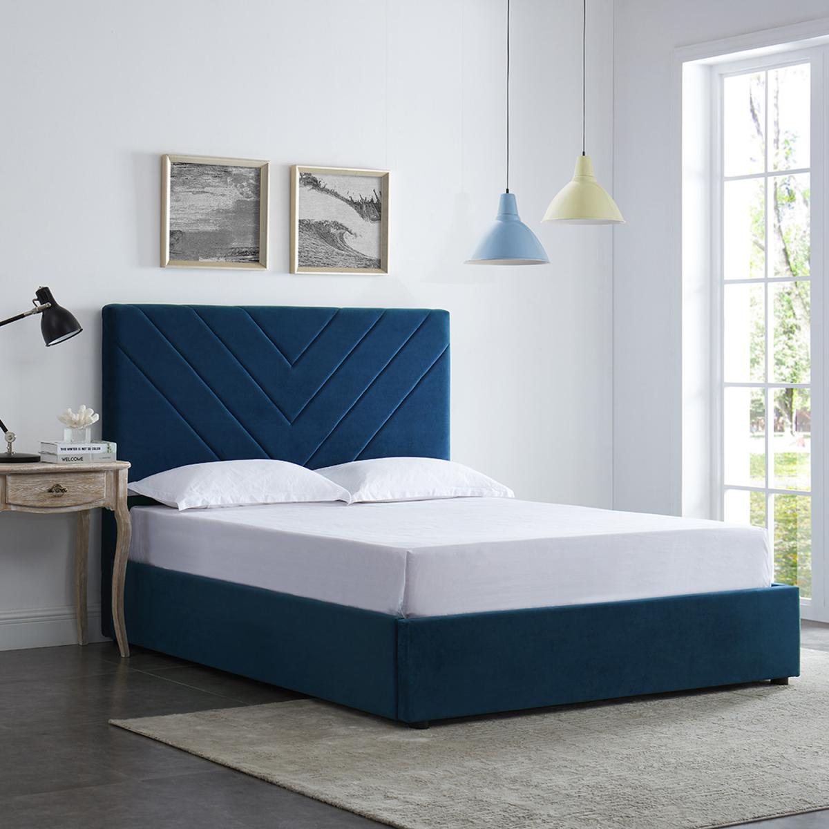 Islington Velvet Bed - Forest Green / King – image 8