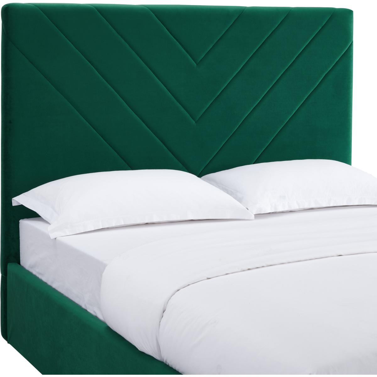 Islington Velvet Bed - Forest Green / King – image 9