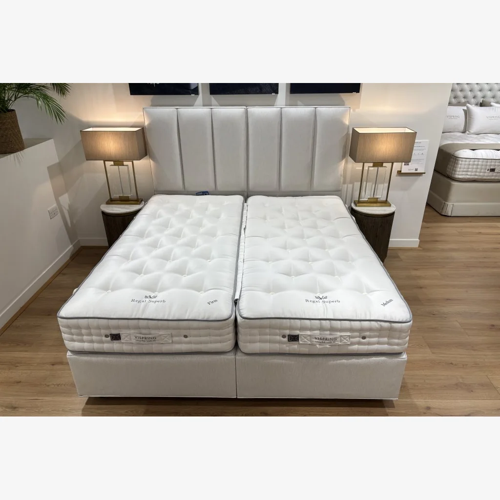Vispring Regal Superb Divan Set - Superking Size - Ex Display.