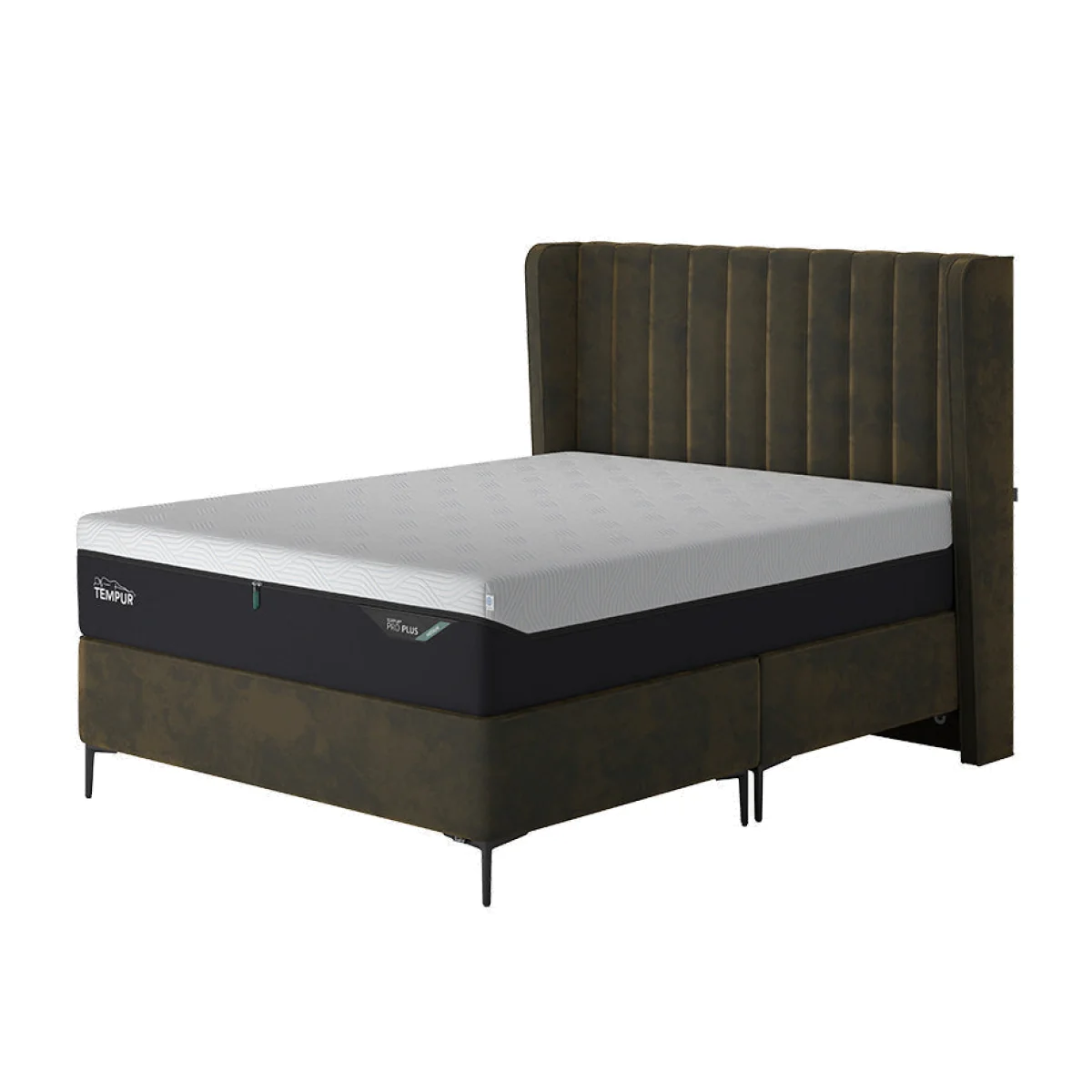 TEMPUR® Suffolk Slim Divan, Single / Natural