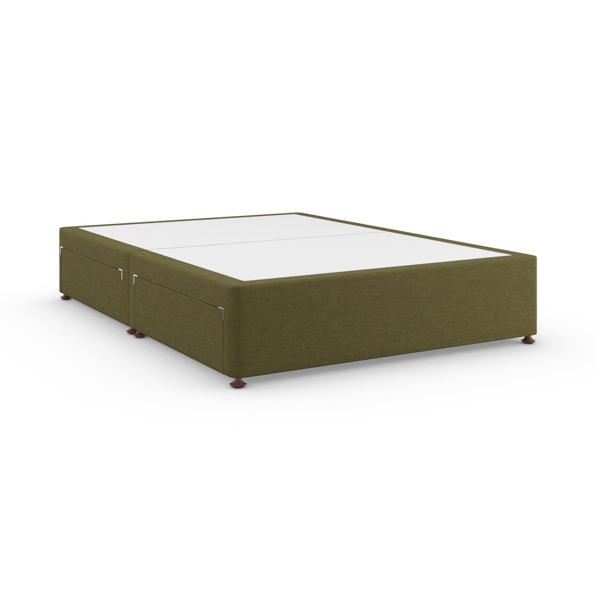 Luxury Divan Base, Linen Olive – image 2