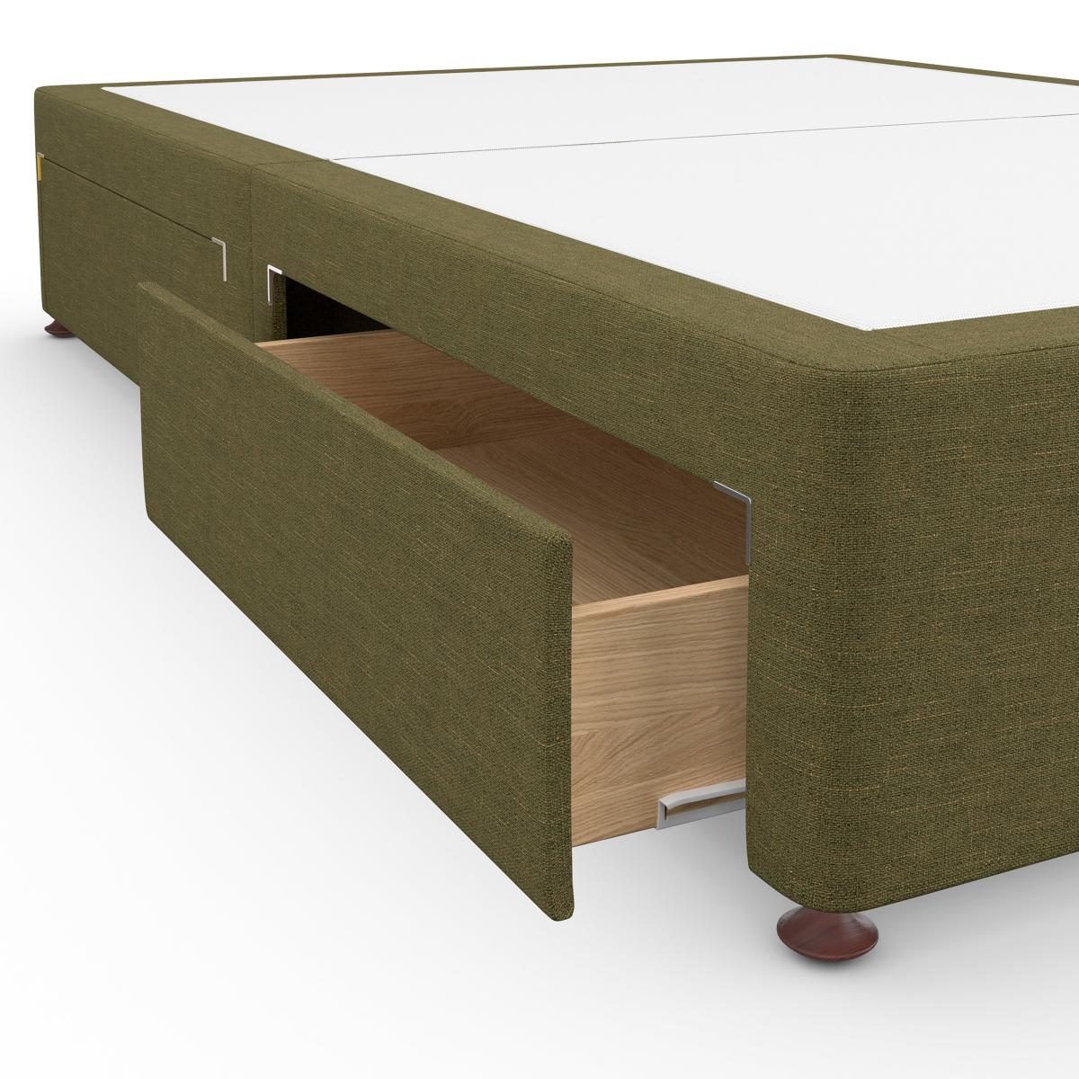 Luxury Divan Base, Linen Olive – image 4