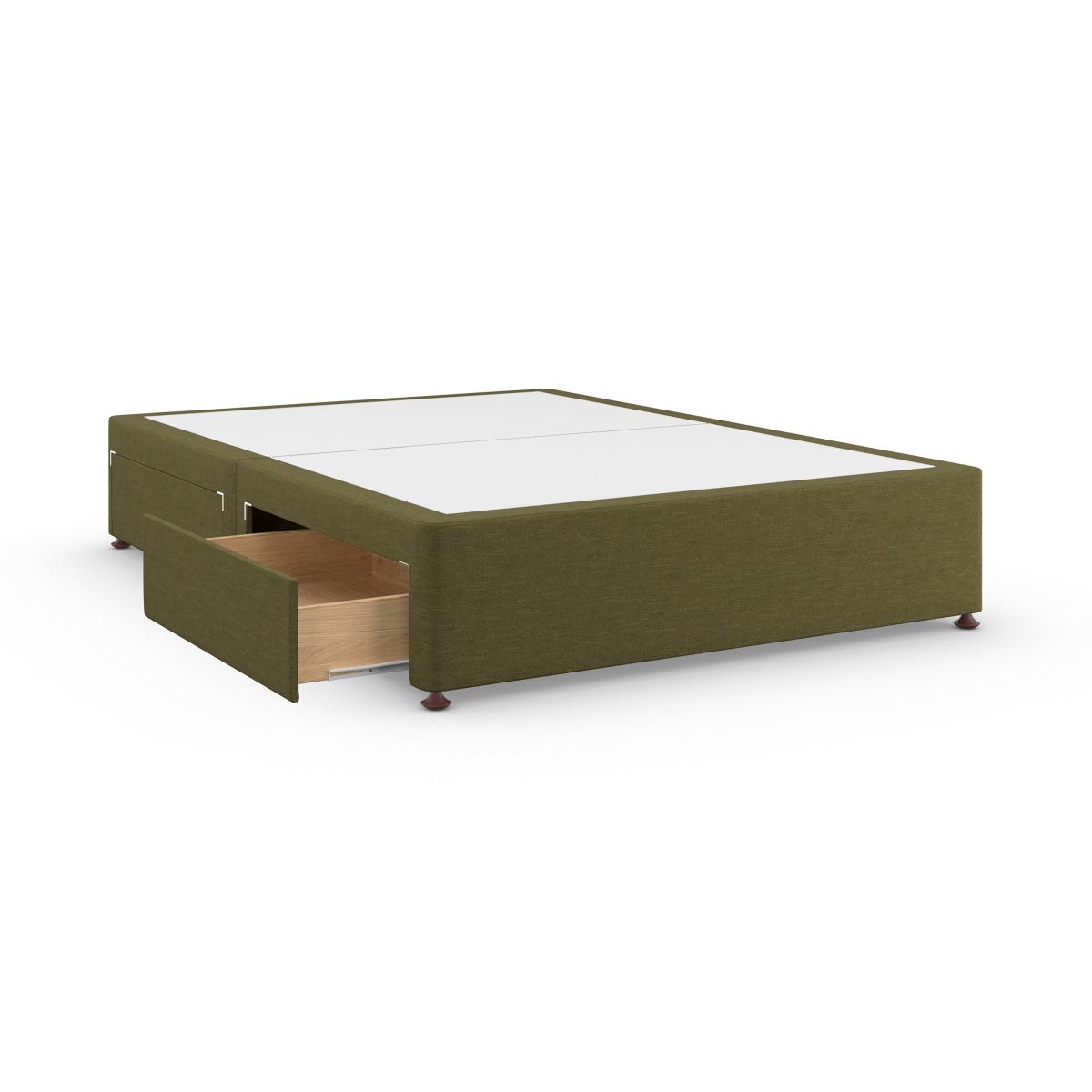Luxury Divan Base, Linen Olive – image 5