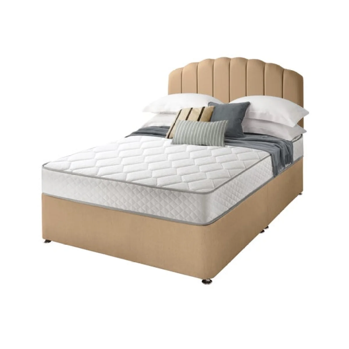 Silentnight Divan Set with Merlin Headboard and 800 Pocket Spring Memory Foam Mattress – image 6